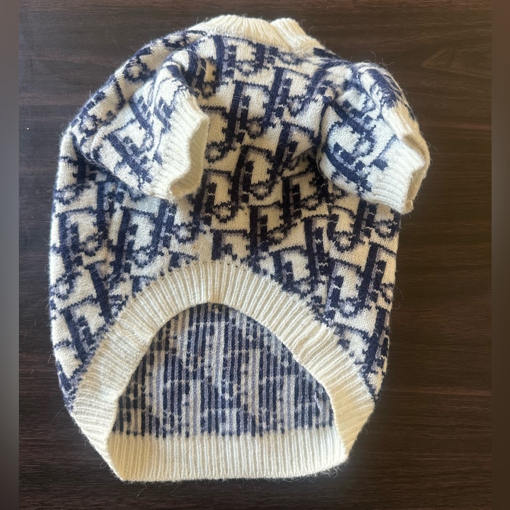 Chewing Dogior Monogram Knit Sweater